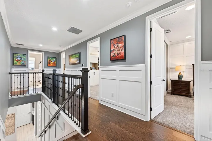 Second floor landing.