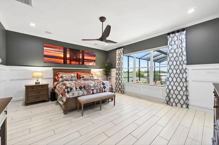 The primary suite will quickly become your tranquil retreat.