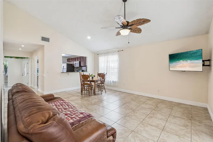 spacious living area