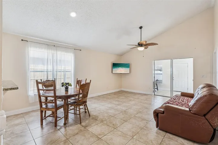 spacious living area