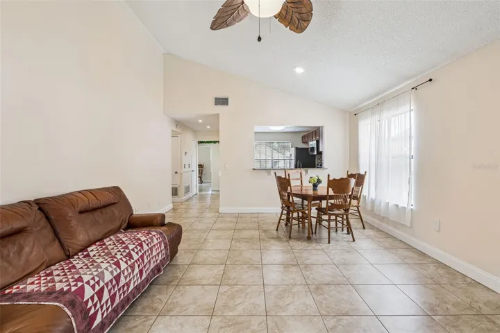 spacious living area