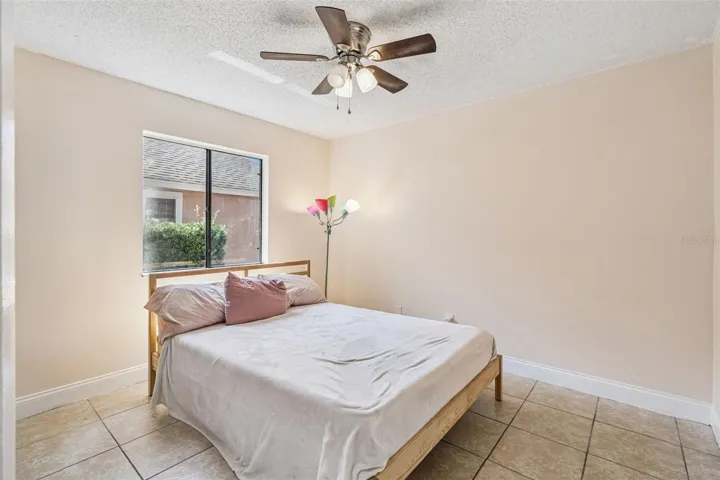 primary bedroom with walk in closet