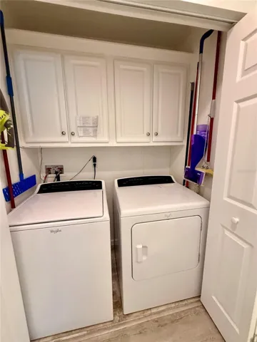 Laundry in Hallway Closet