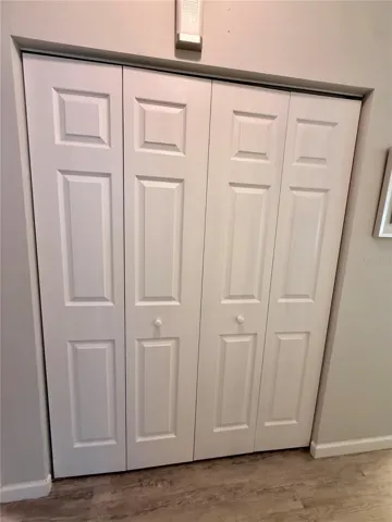 Laundry Door in Hallway