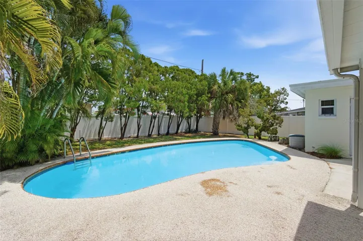 Pool with lots of deck area