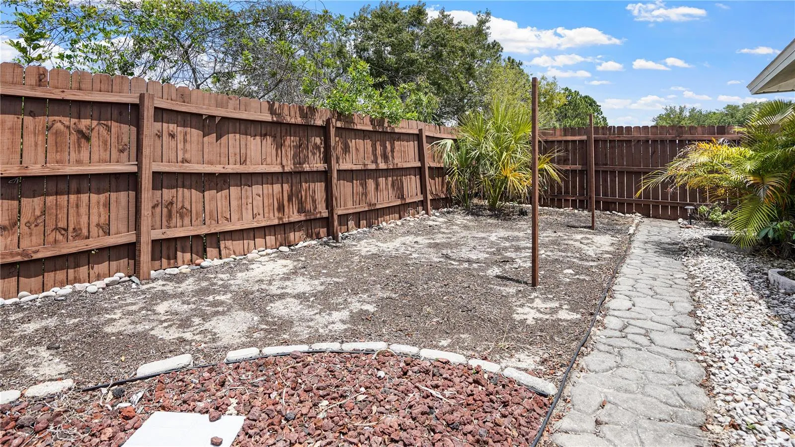 Fenced garden