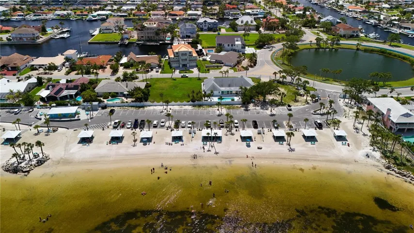 Private beach for residents