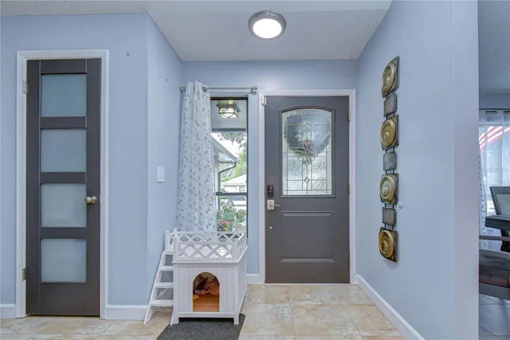 Inside entry view towards front door