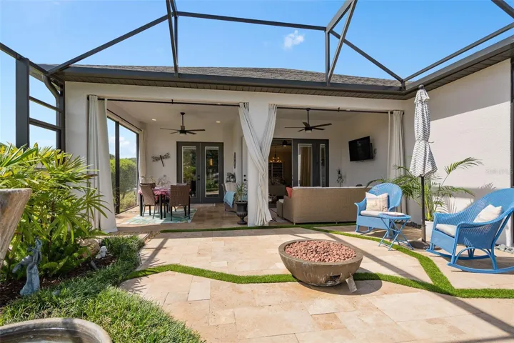 Can you picture yourself relaxing and enjoying this beautiful Lanai?