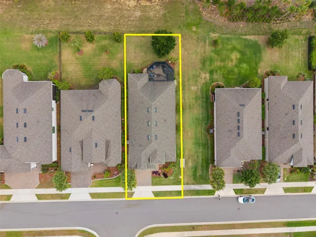 Drone Overhead View showing the approximate property boundaries