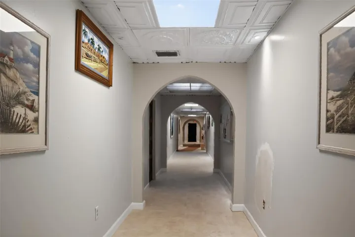 Community Club House Hall Decor currently under renovation.