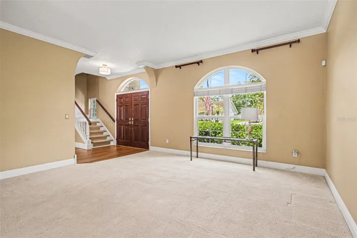 Living Room and Hurricane Safe Window