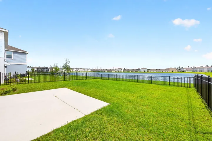 Complete with water views.