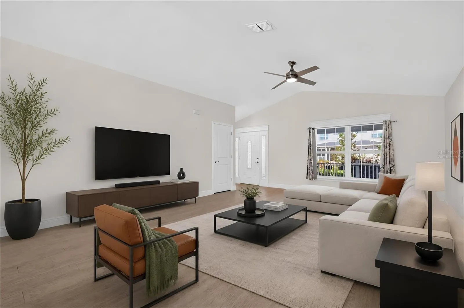 Living Room-Virtually Staged