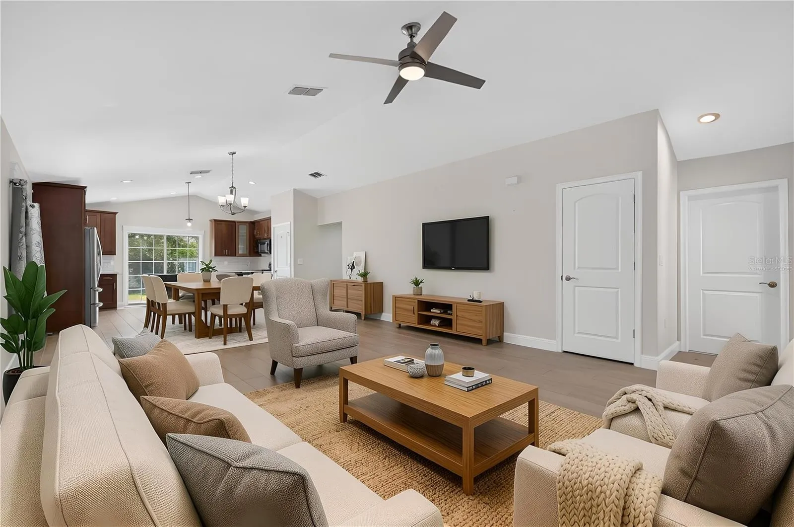 Living Room-Virtually Staged