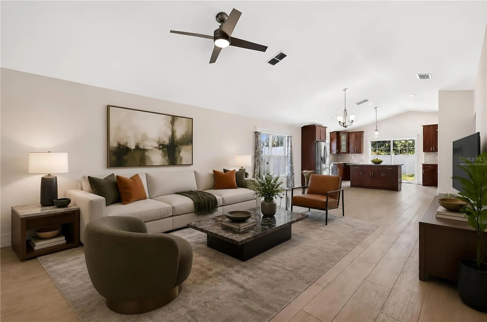 Living Room-Virtually Staged
