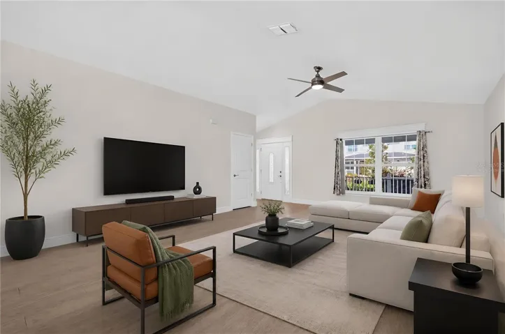 Living Room-Virtually Staged
