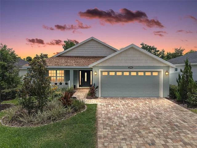 Twilight Front Elevation