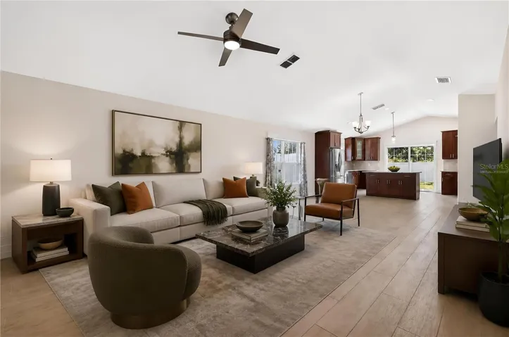 Living Room-Virtually Staged