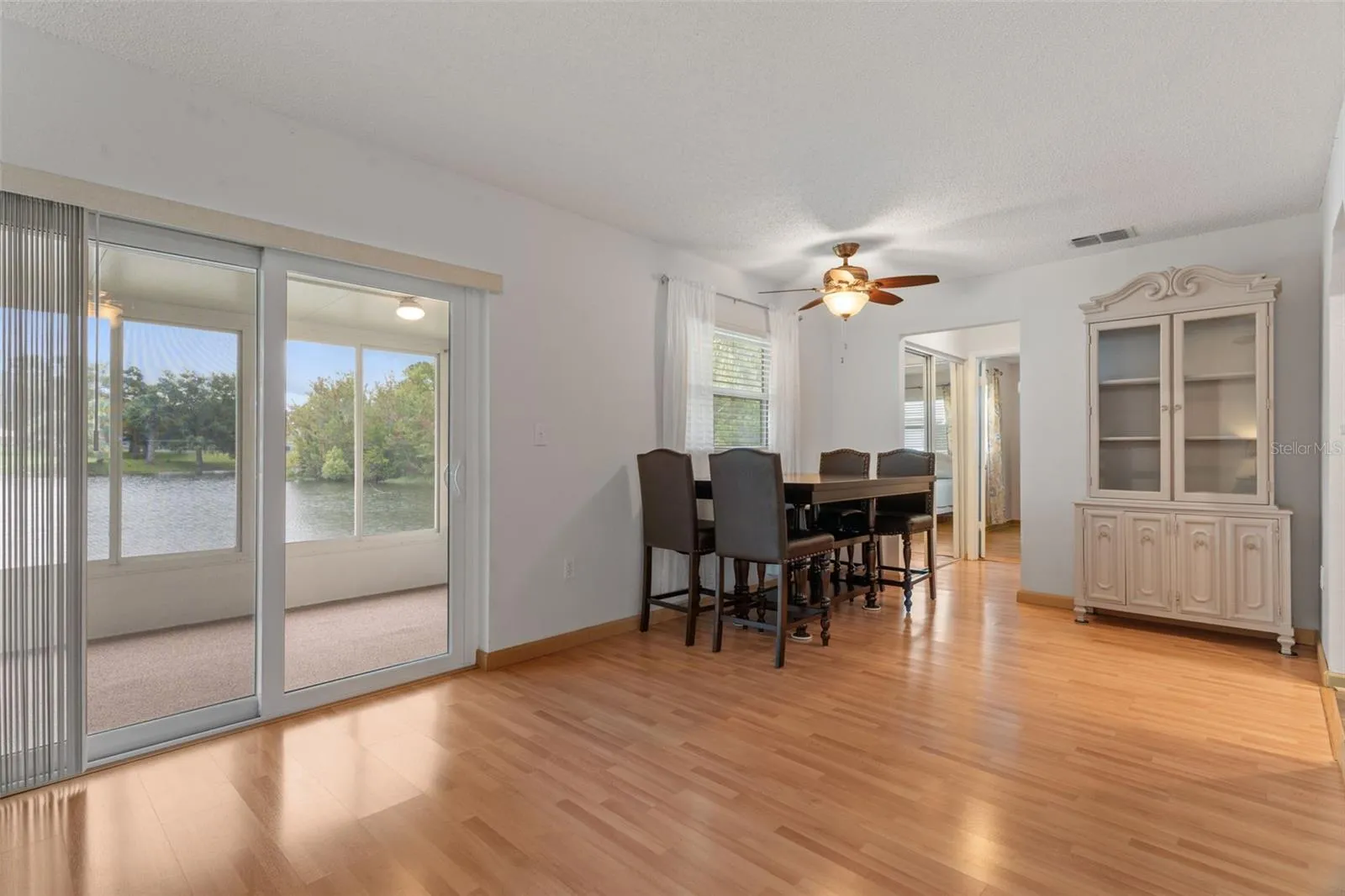 Beautiful Double Pane Sliders Overlooking Pond