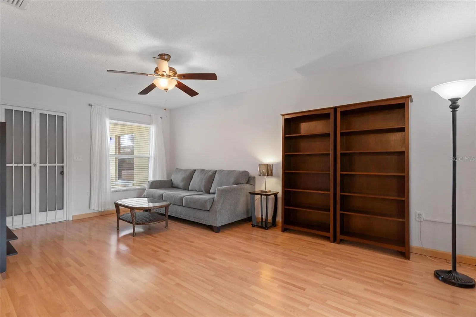 Living Room with Laminate Floors