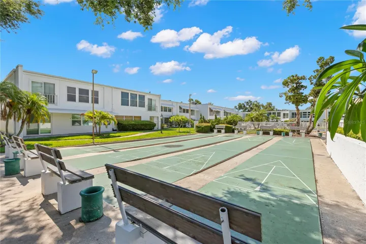 Shuffleboard courts