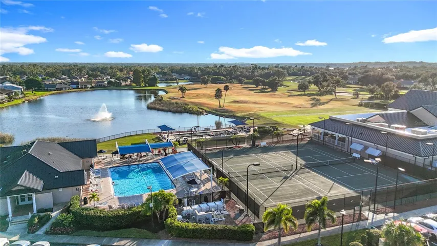 Aerial view of the Fitness amenities