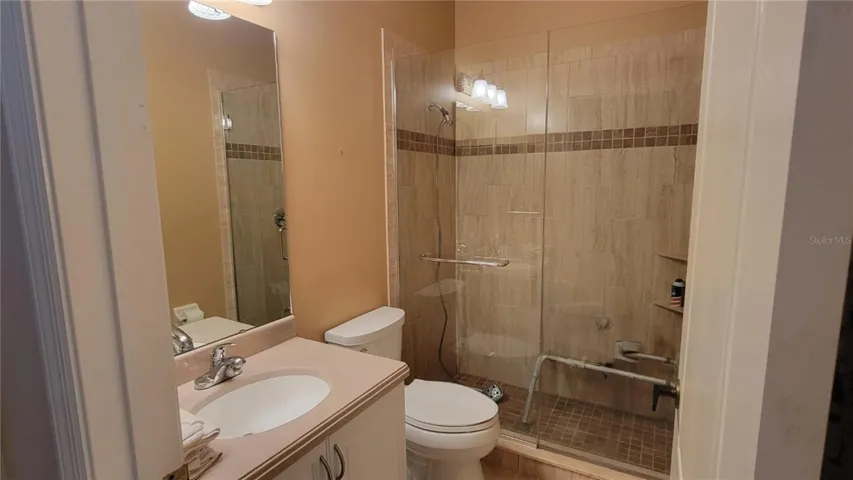 Bath two features easy step-in shower, no tub