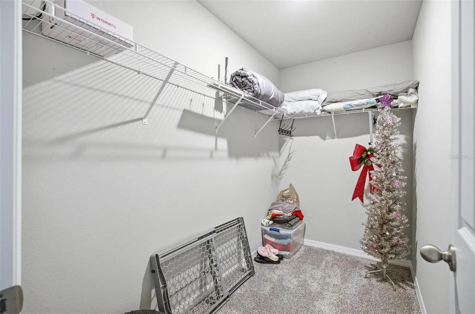 Primary walk-in closet