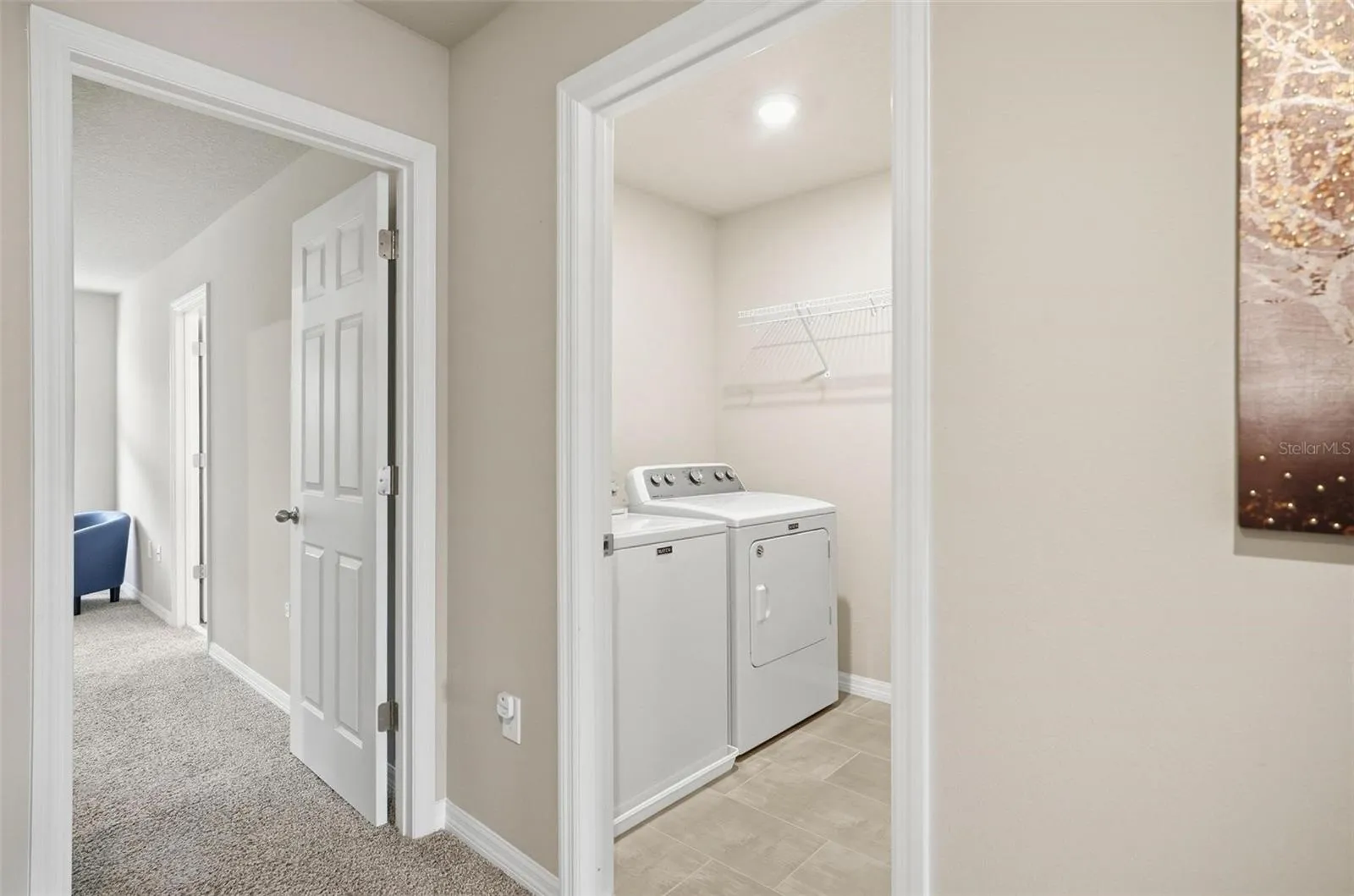 upstairs laundry