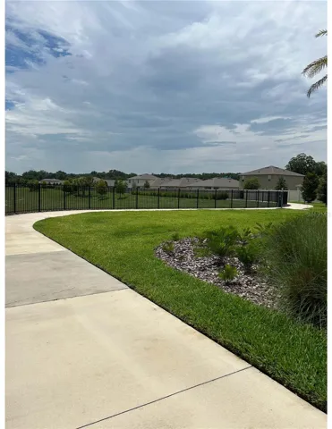 Community walking path