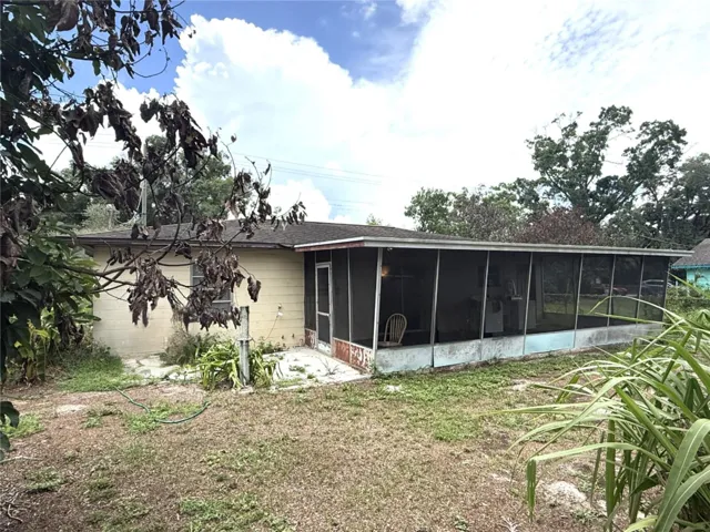 rear view of home