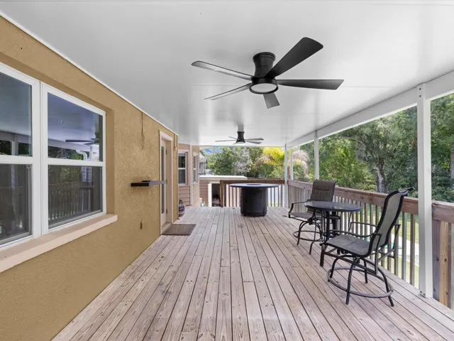 Covered Rear Porch
