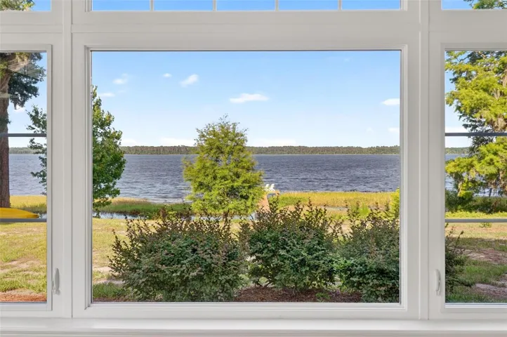 These beautiful newer windows showcase the care and intention behind the remodel, framing wide-open Lake Dorr views while filling the home with natural light. Designed to bring the outdoors in, this feature highlights the sellers’ commitment to quality, comfort, and thoughtful lakefront living.
