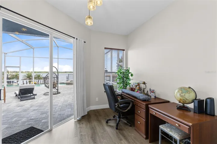 Office with Patio/Lake View