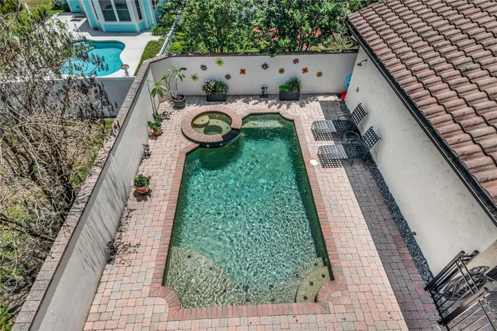 View from private balcony