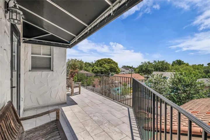 Private balcony