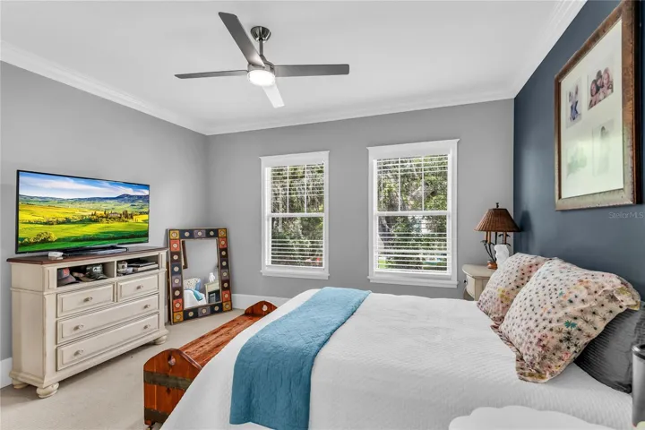 Bedroom 4 with walk-in closet and en suite bathroom