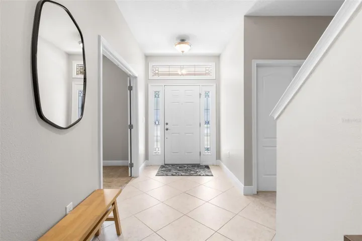 Entryway To Half Bath & Primary