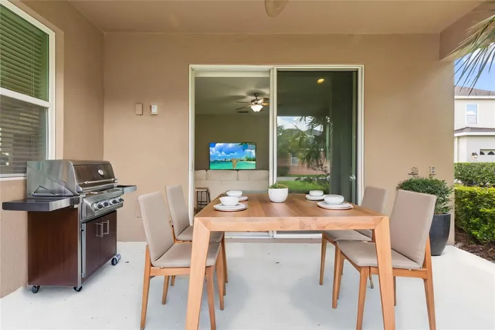 Virtually Staged Exterior- Rear Patio
