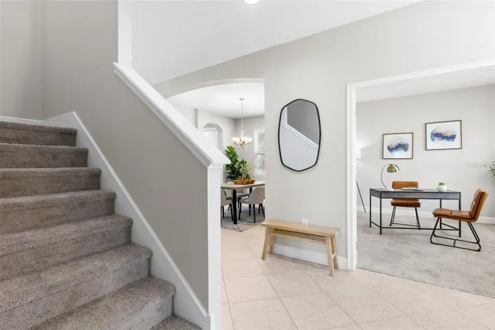 Staircase To Second Floor