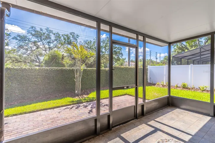 Screened porch