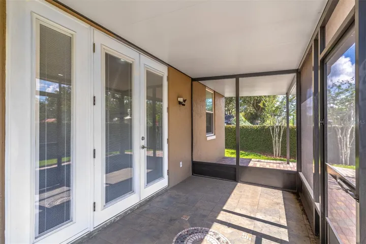 Screened porch