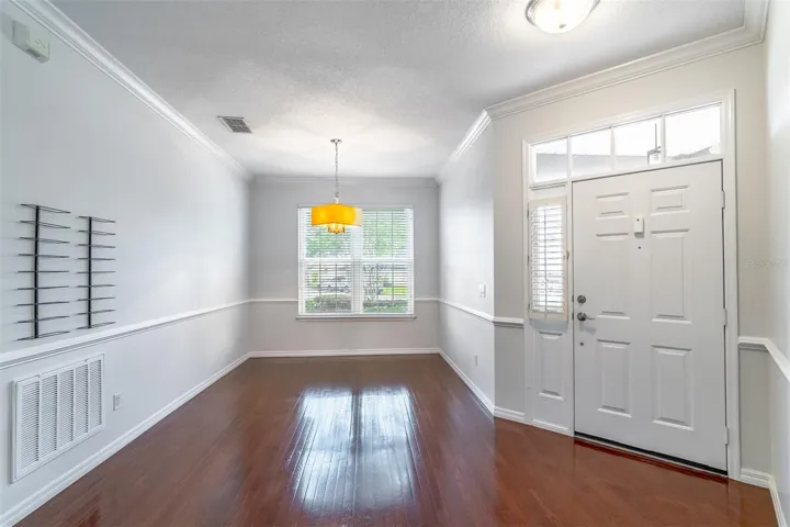 Dining room and front entrance