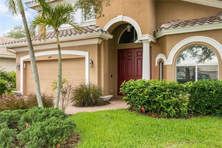 Welcoming front entry