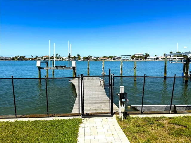 Private Dock with Safety Fence