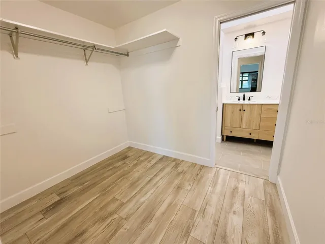 Primary walk in closet
