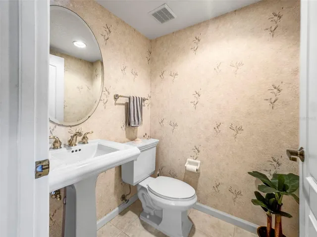 Half Bathroom off the Hallway