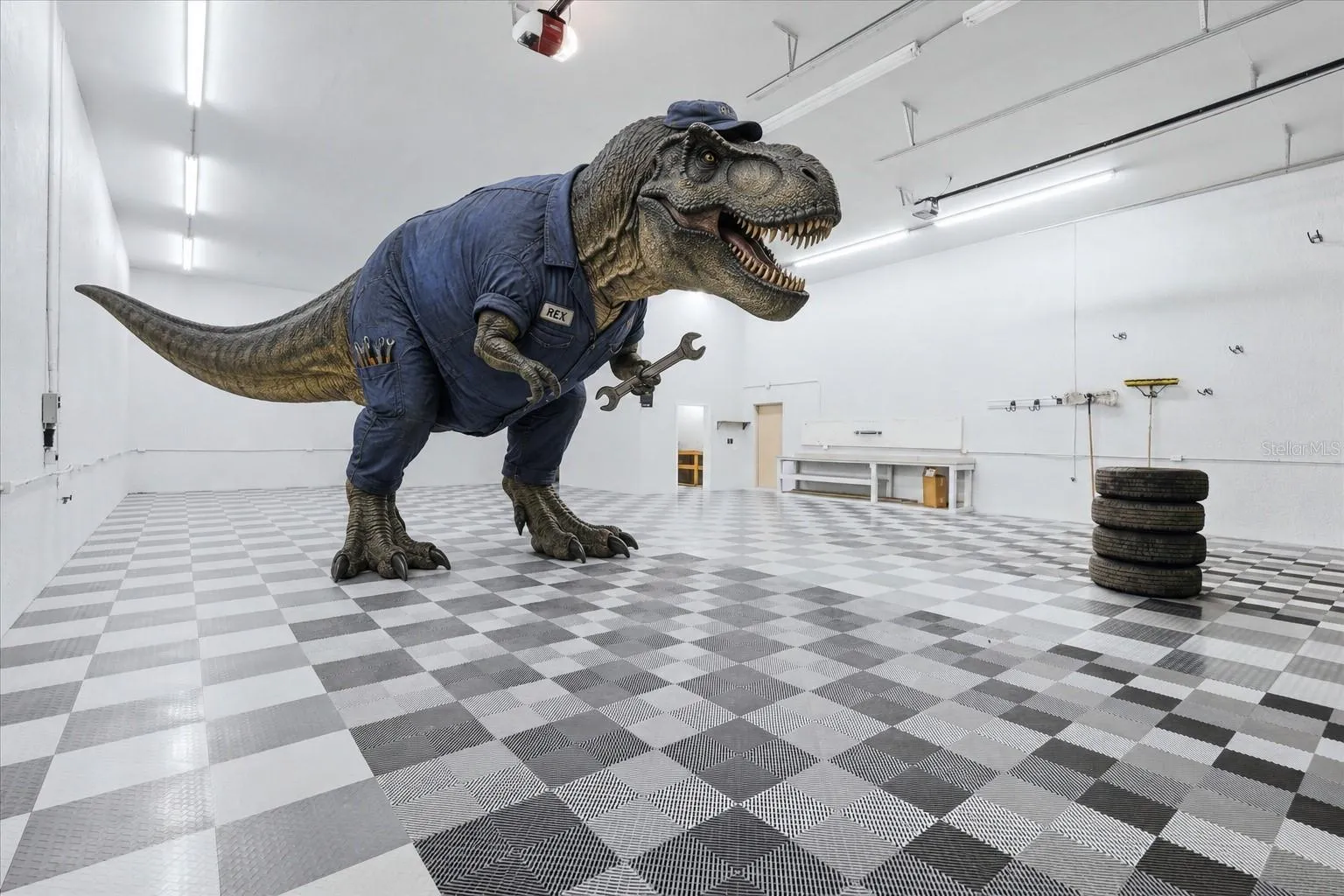 Virtually Stage. Dino NOT INCLUED.
