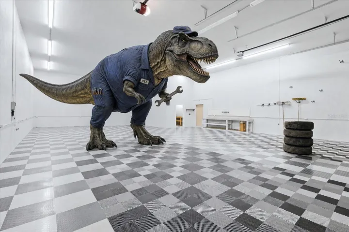 Virtually Stage. Dino NOT INCLUED.